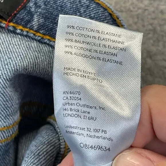 BDG Baggy Jeans 25 Wide Leg High Rise Y2K Skater Grunge Denim Urban Outfitters - Picture 8 of 11